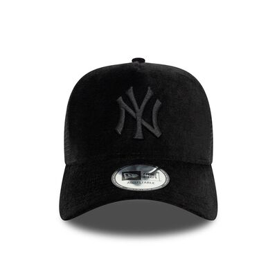 Wmns Velour Trucker New York Yankees Blk New Era