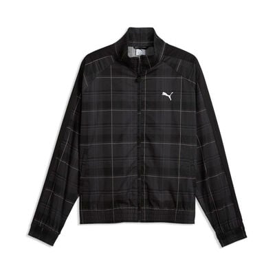 T7 Relaxed Tartan Woven Jacket Puma