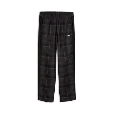 T7 Relaxed Tartan Woven Pants Puma