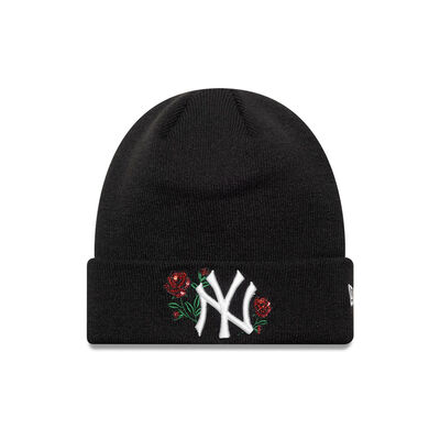 Wmns Sequin Rose Beanie New York Yankees New Era
