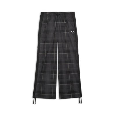T7 Relaxed Tartan Woven Pants Puma