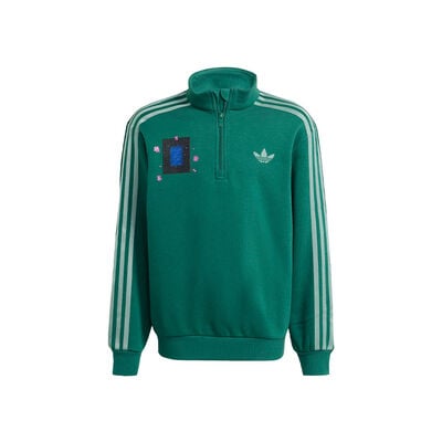 Minecraft Loose Halfzip Crew Sweatshirt Adidas
