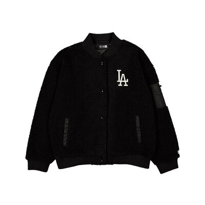 Wmns Mlb Os Sherpa Bomber Los Angeles Dodgers New Era
