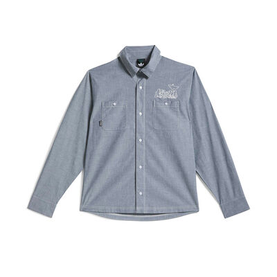 Skateboarding X Mark Gonzales Long Sleeve Button Up Shirt Adidas
