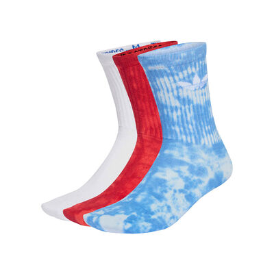 Tie Dye Crew Socks 3 Pairs Adidas