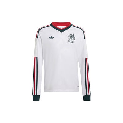 Mexico 26 Away Kids Long Sleeve Jersey Adidas