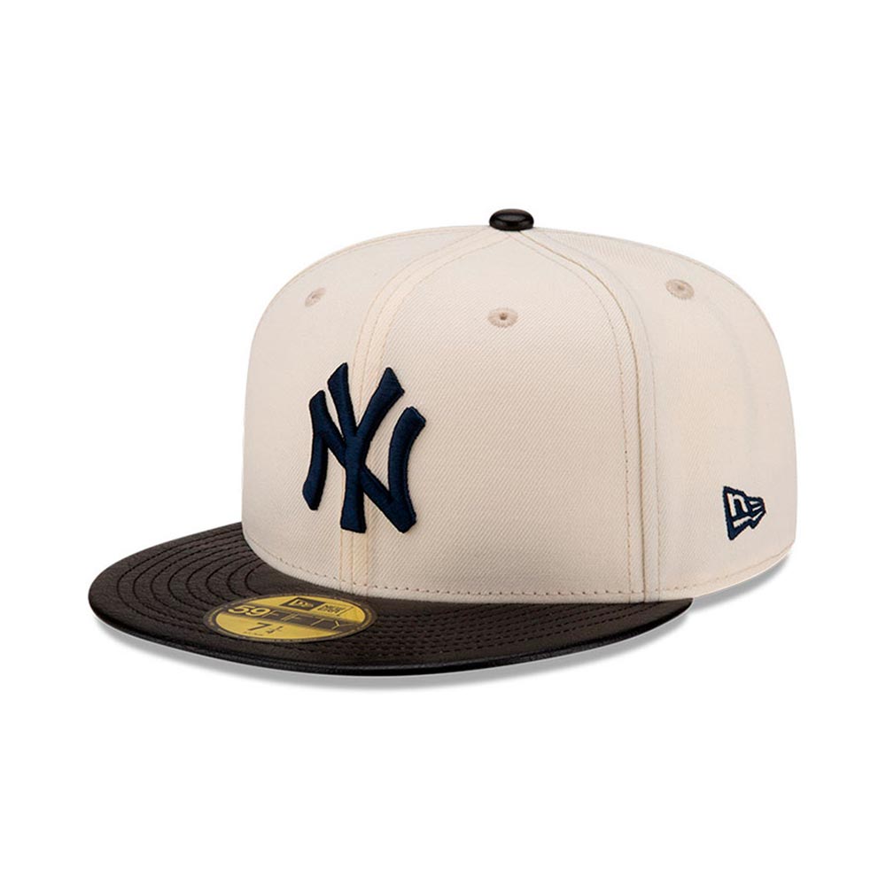 Leather Visor 19667 New York Yankees Chw New Era image number 1