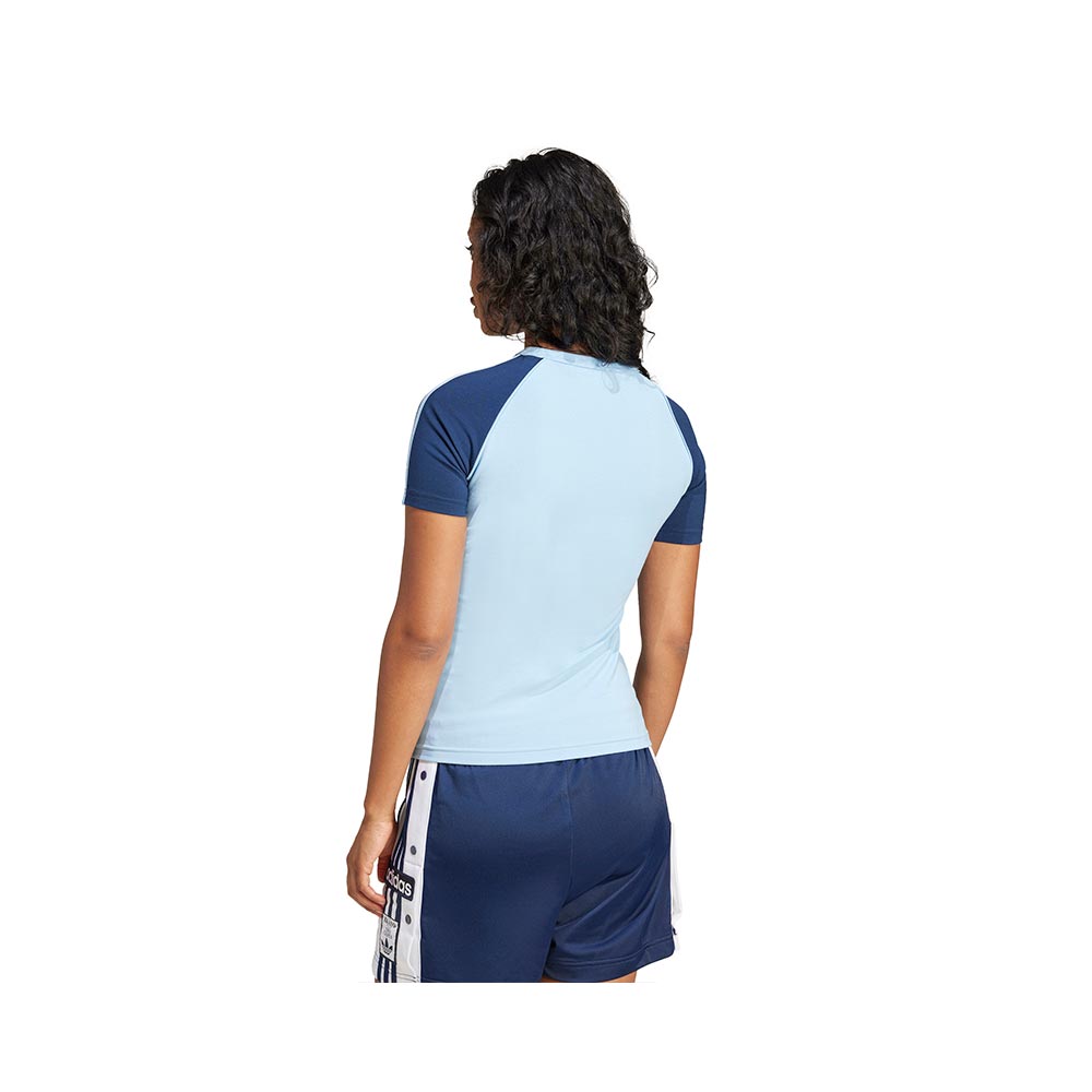 Playera Adicolor 3 Franjas Raglan Ajustada Adidas image number 2
