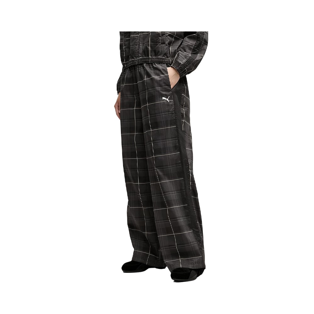 T7 Relaxed Tartan Woven Pants Puma MULTICOLOR 