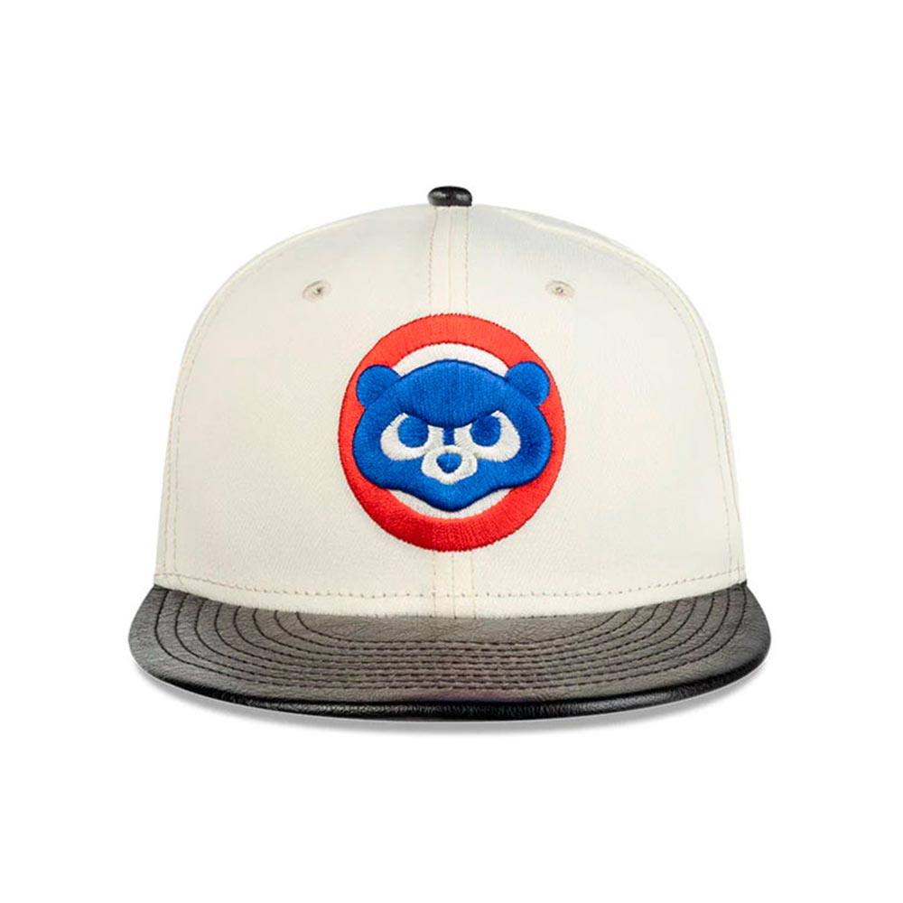 Leather Visor 19667 Chicago Cubs New Era image number 0