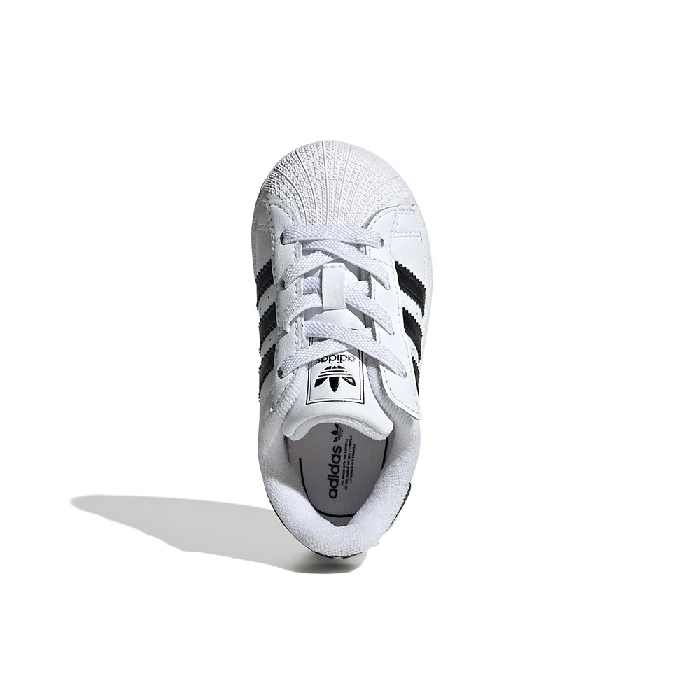 Superstar II Elastic Lace Shoes Kids Adidas BLANCO 