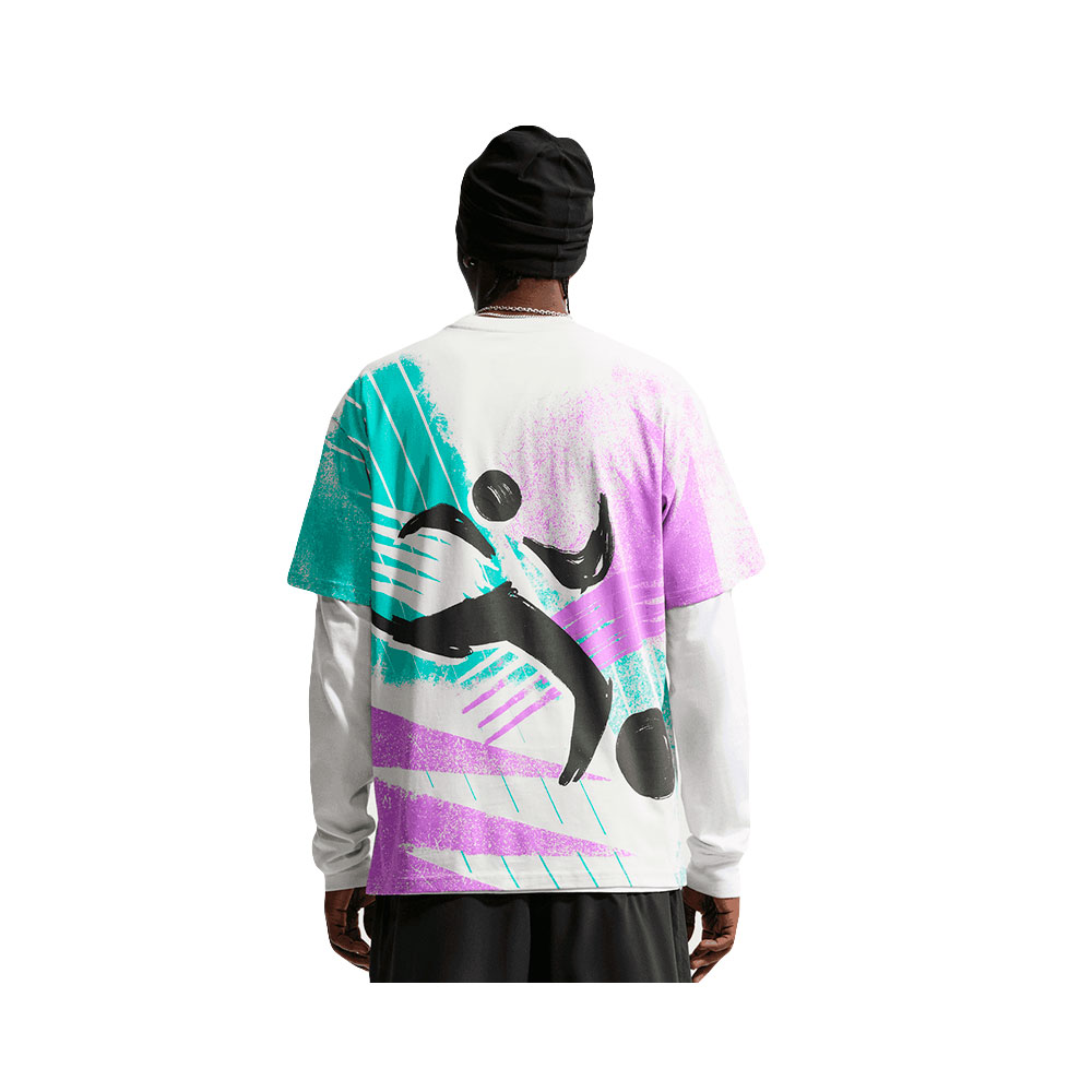 M Nsw Tee Lse Post Stamp Nike MULTICOLOR 