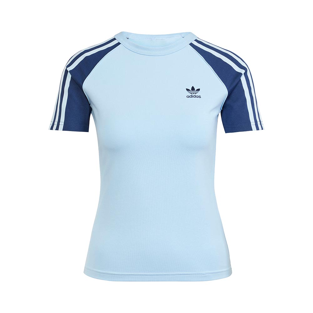 Playera Adicolor 3 Franjas Raglan Ajustada Adidas image number 0
