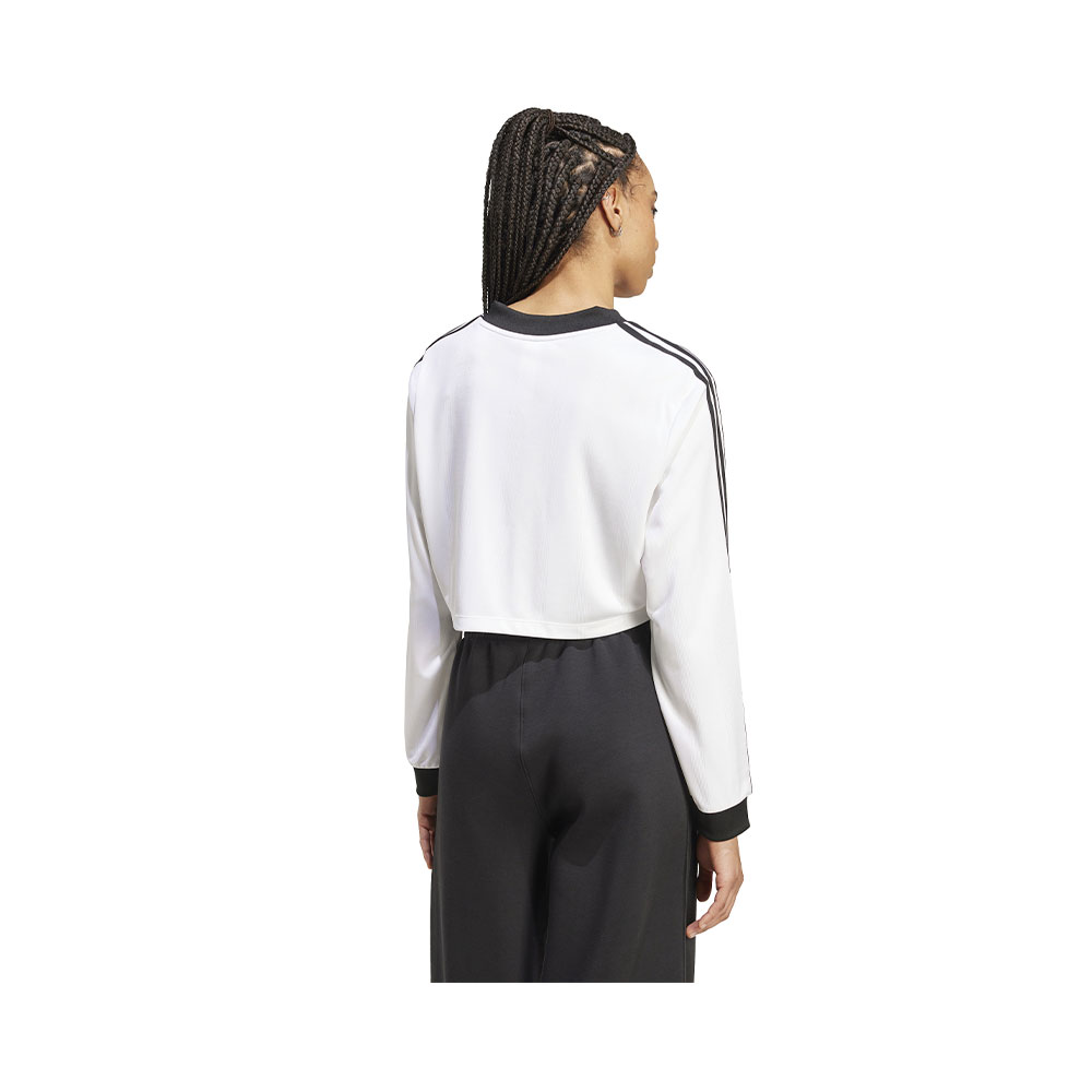 Adicolor Football Jacquard Crop Long Sleeve Top Adidas image number 2