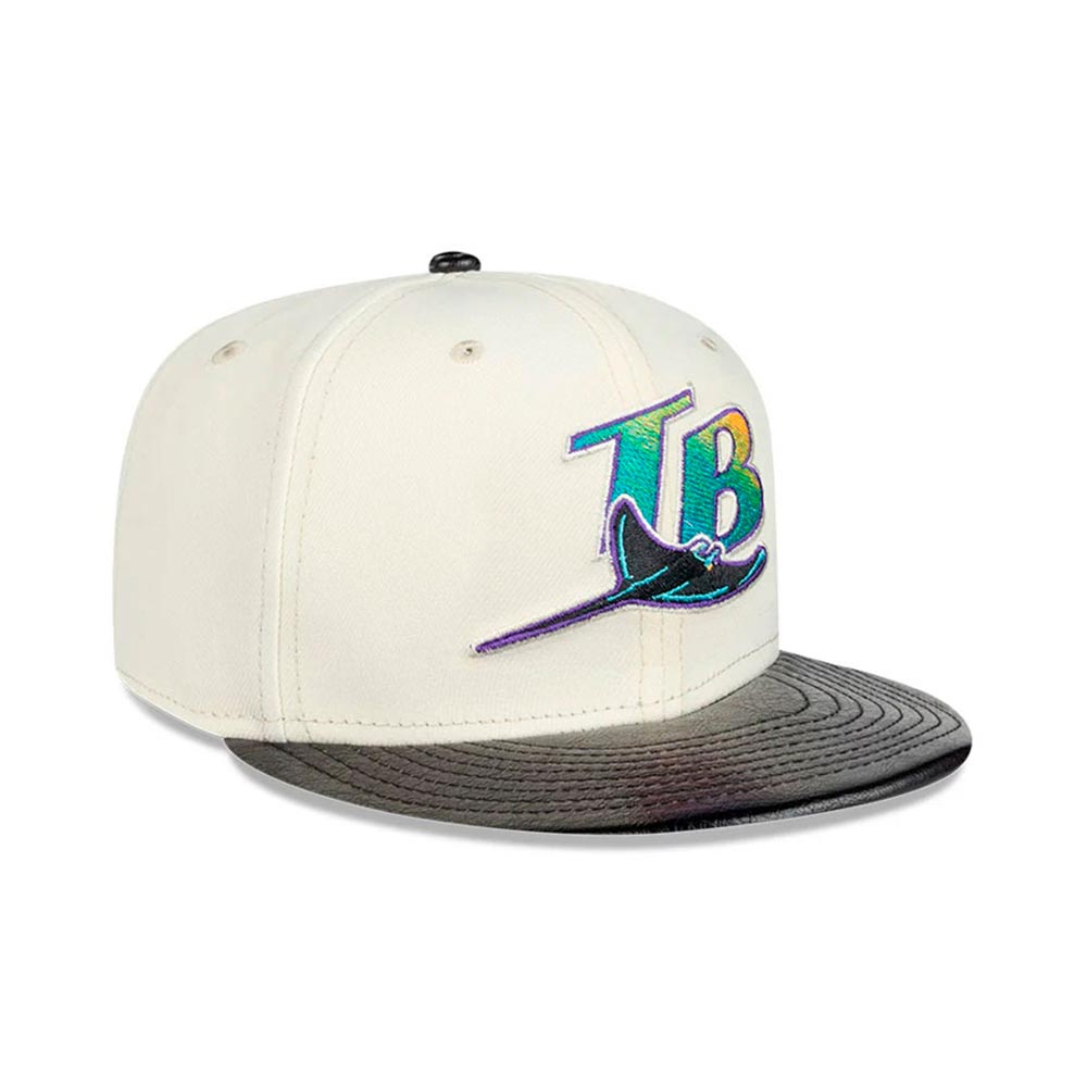 Leather Visor 19667 Tampa Bay Rays New Era image number 3