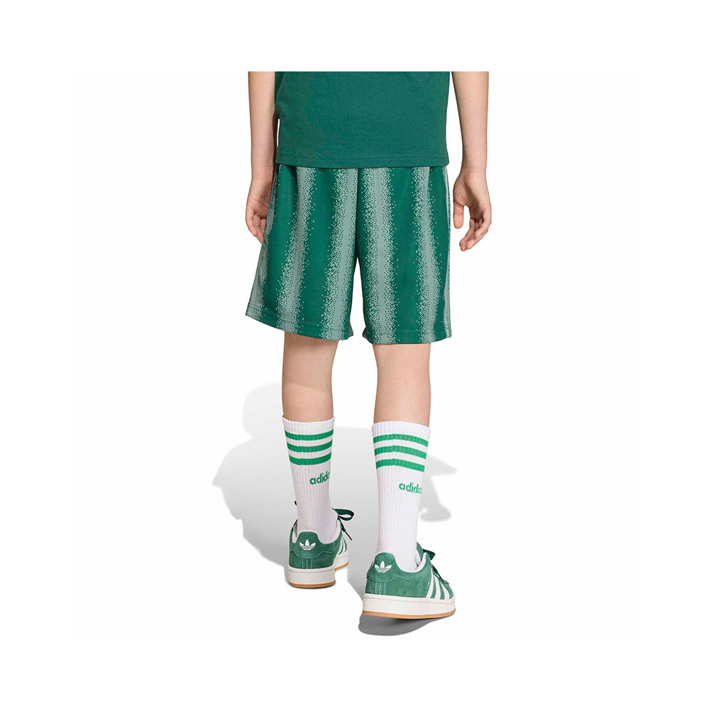 Minecraft Oversized Knee Length Shorts Adidas VERDE 