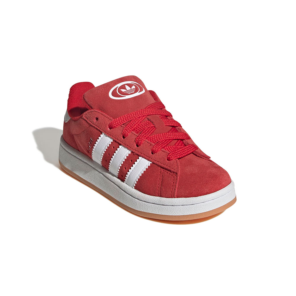 Campus 00S Elastic Lace Shoes Kids Adidas ROJO 