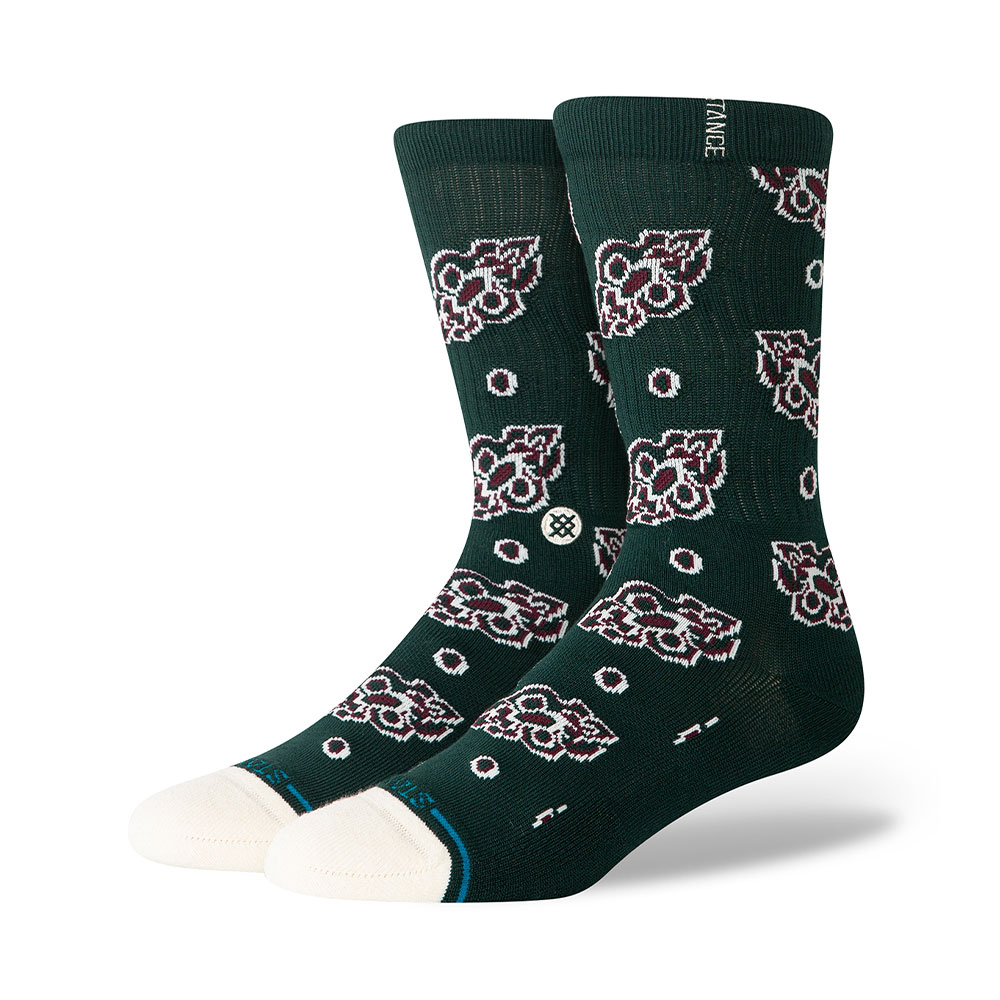 Pine Brocade Crew Stance MULTICOLOR L