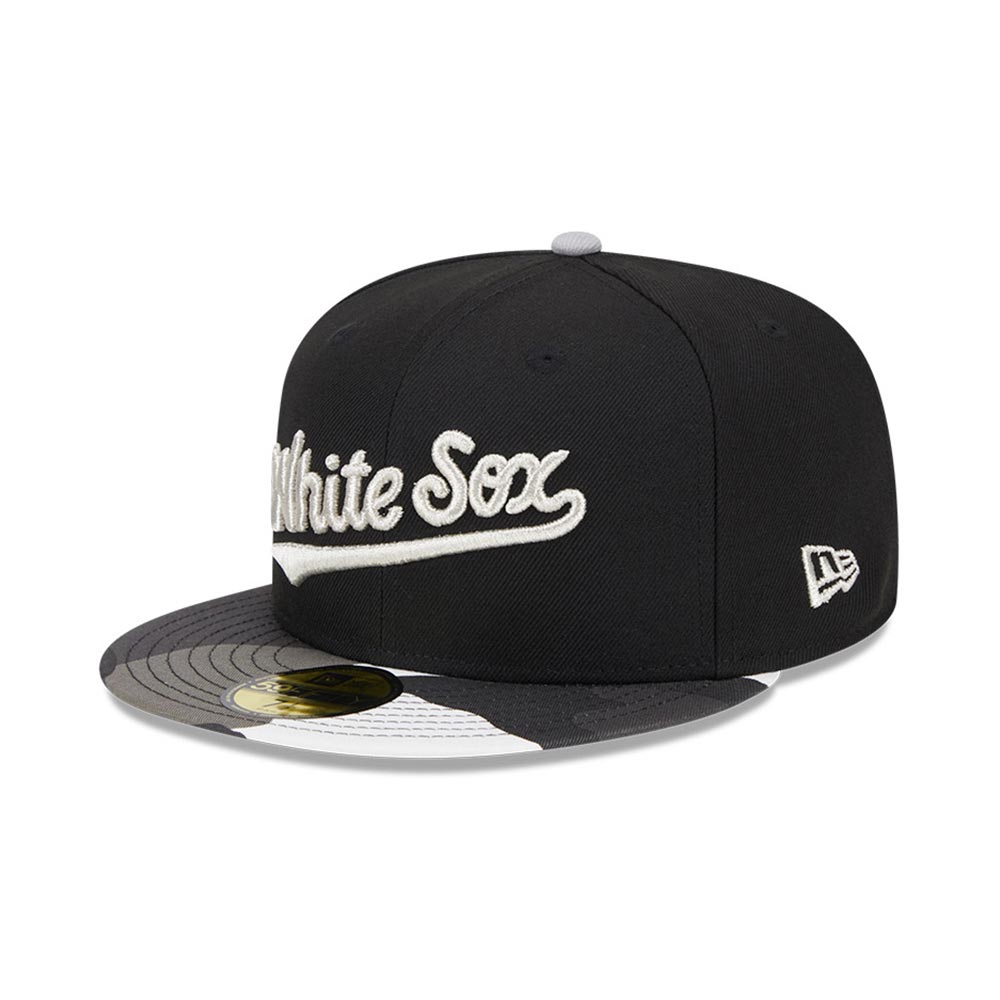 Metallic Camo 19674 Chicago White Sox Blk New Era image number 1
