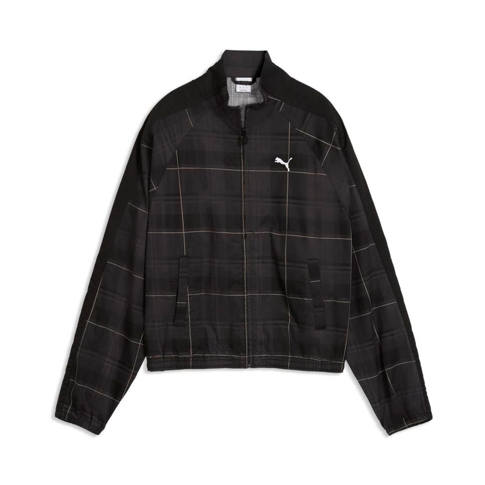 T7 Relaxed Tartan Woven Jacket Puma MULTICOLOR 