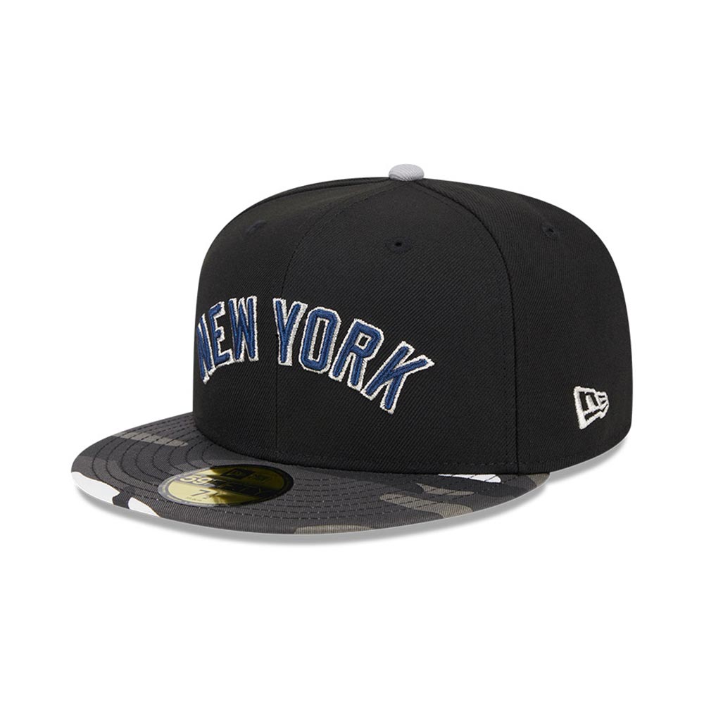 Metallic Camo 19674 New York Yankees Blk New Era image number 1