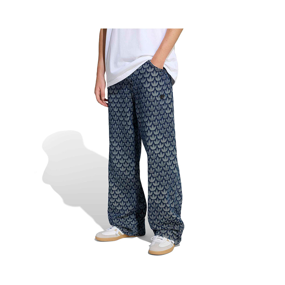 Denim Loose Monogram Pants Adidas