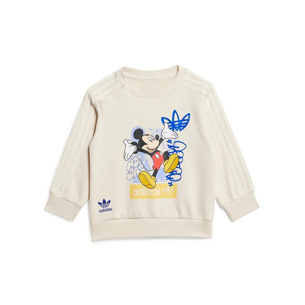 X Disney Mickey Mouse Crew Set Kids Adidas image number 3