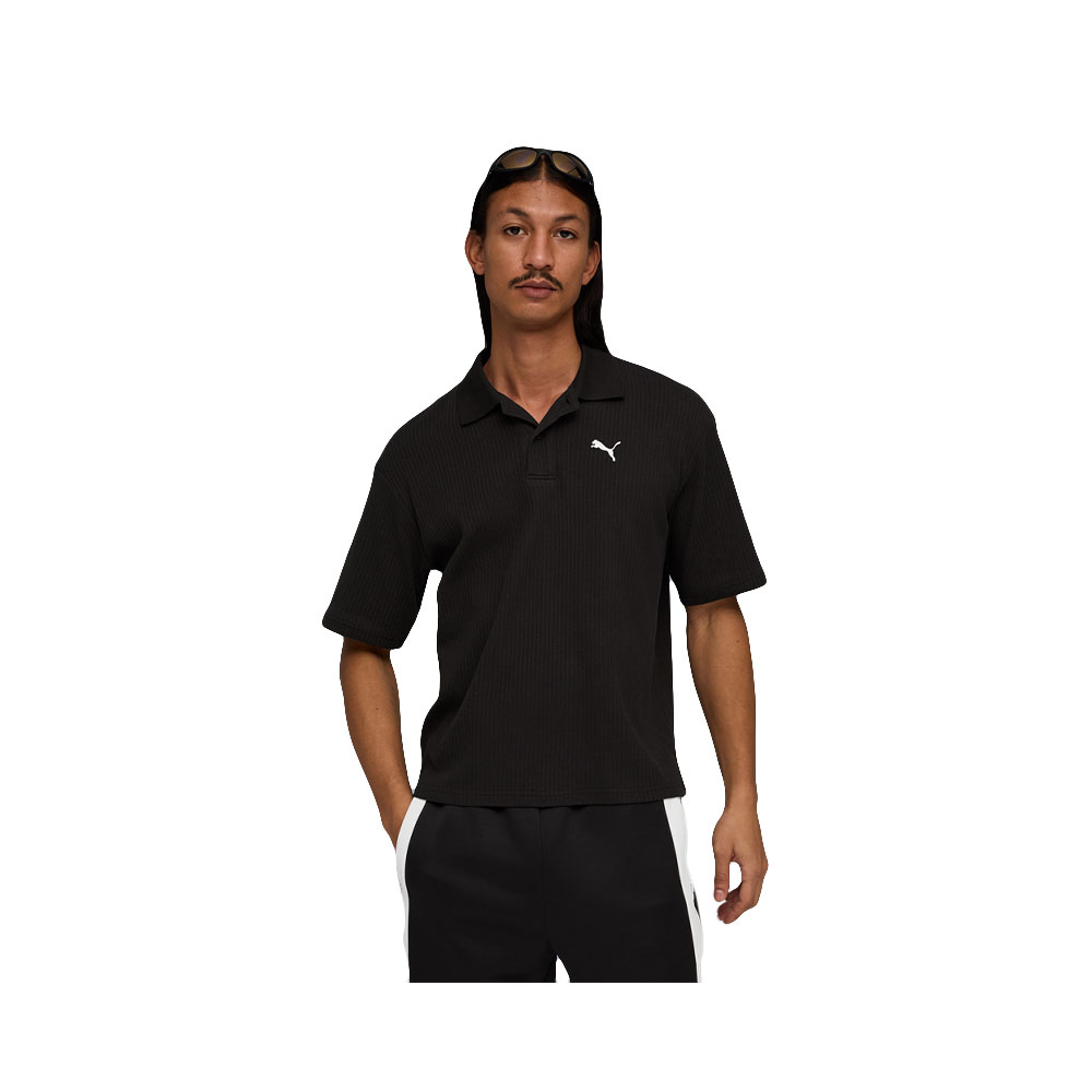 Wardrobe Ess Boxy Waffle Polo Puma MULTICOLOR 