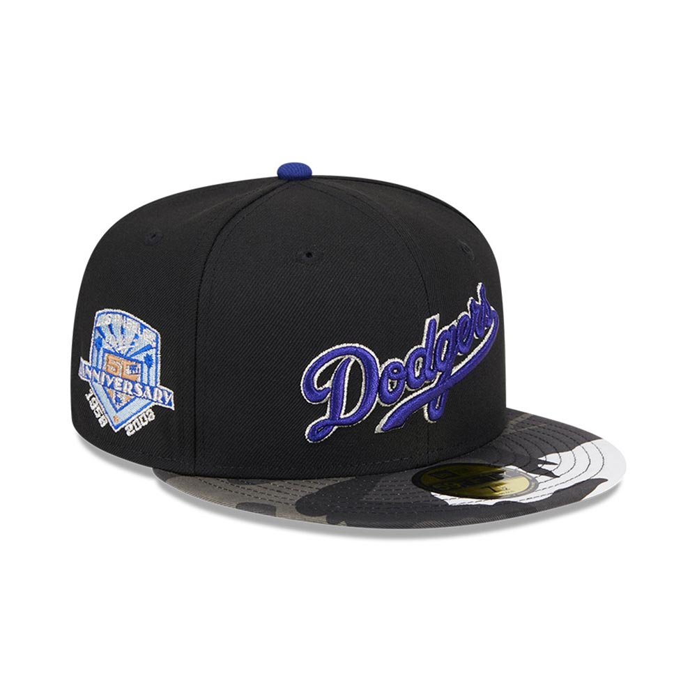 Metallic Camo 19674 Los Angeles Dodgers Blk New Era image number 3
