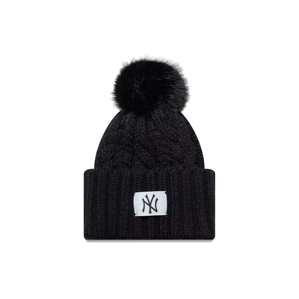 Wmns Cable Wide Beanie New York Yankees New Era