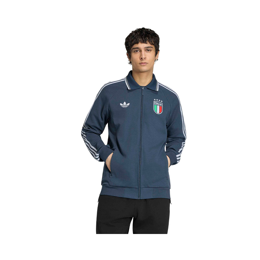 Italy Away Anthem Jacket Adidas AZUL 