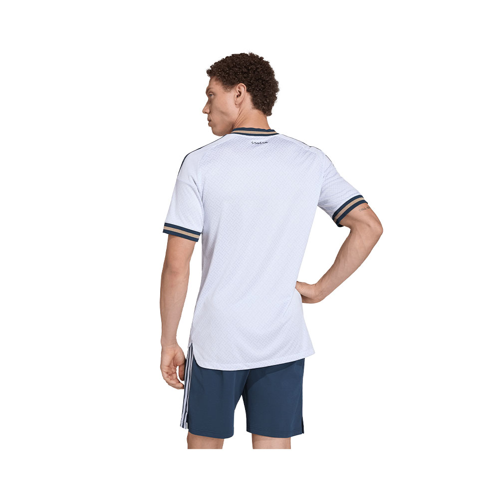 Italy 26 Away Authentic Jersey Adidas AZUL 