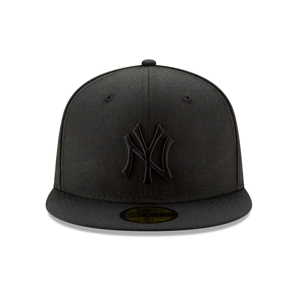 New York Yankees Black On Black 59Fifty New Era image number 0