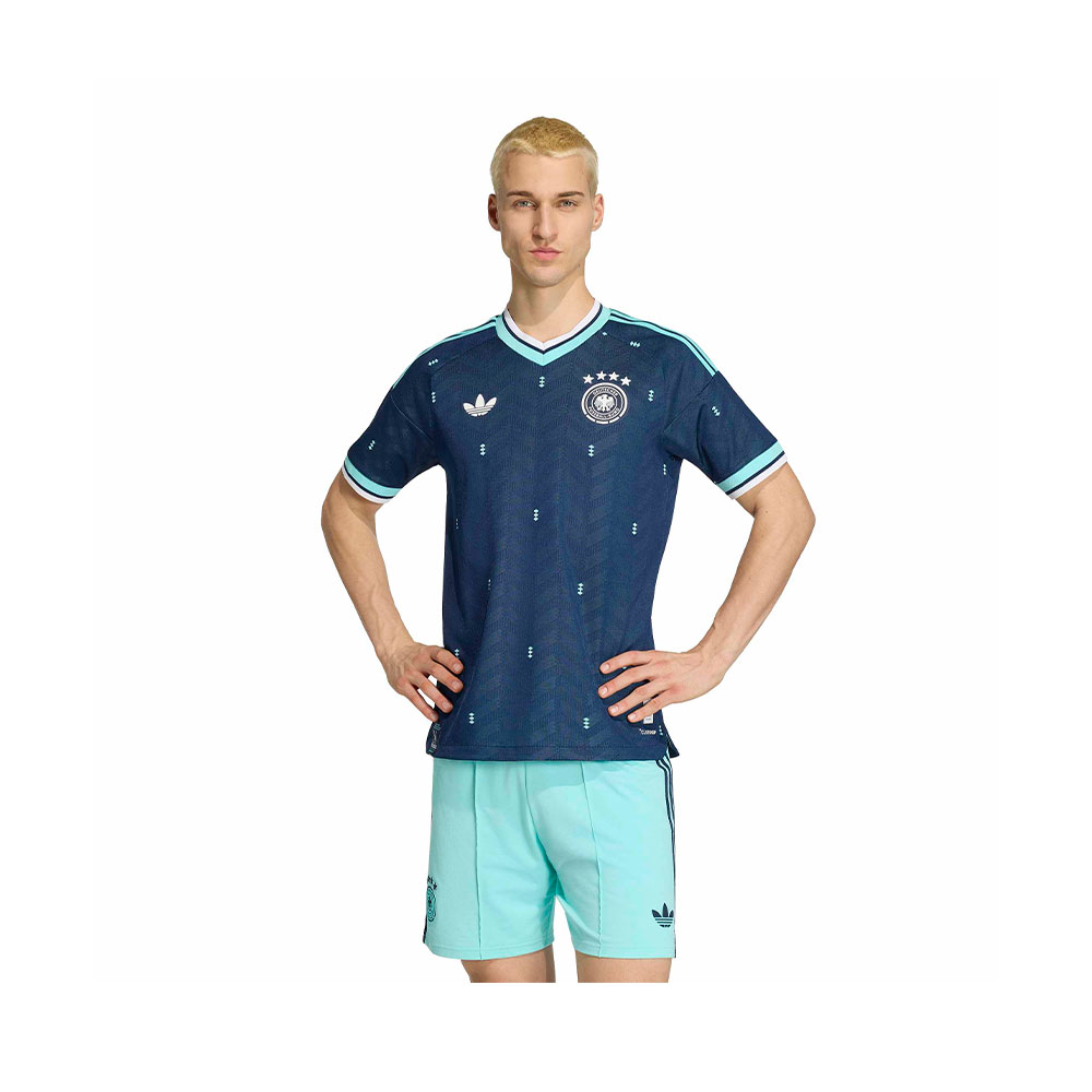 Germany 26 Away Authentic Jersey Adidas AZUL 