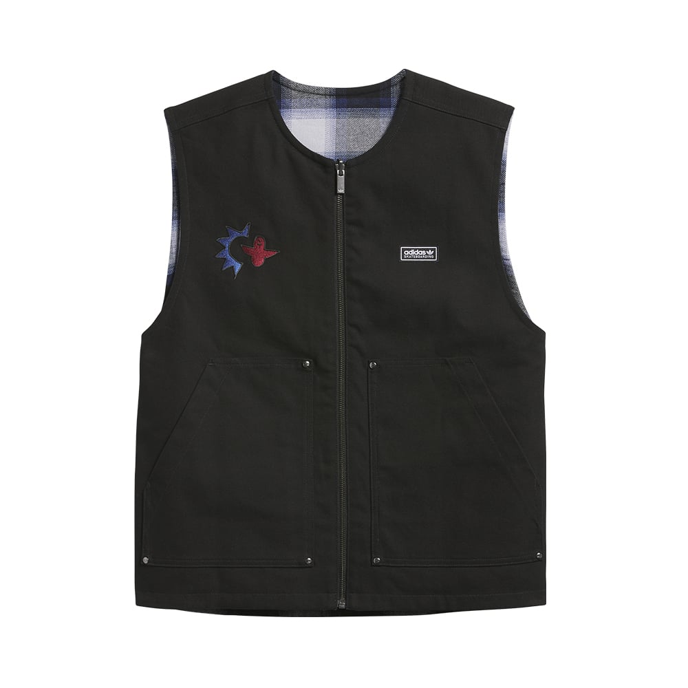 Gonz Plaid Vest Adidas