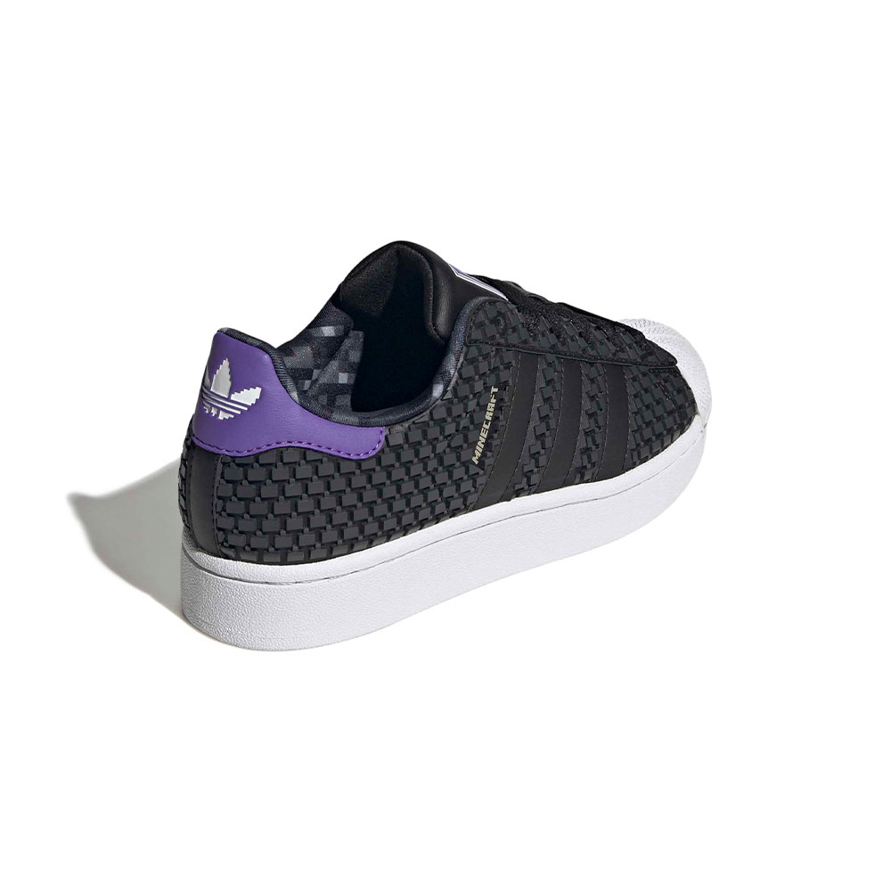 Minecraft Superstar II Shoes Adidas NEGRO 