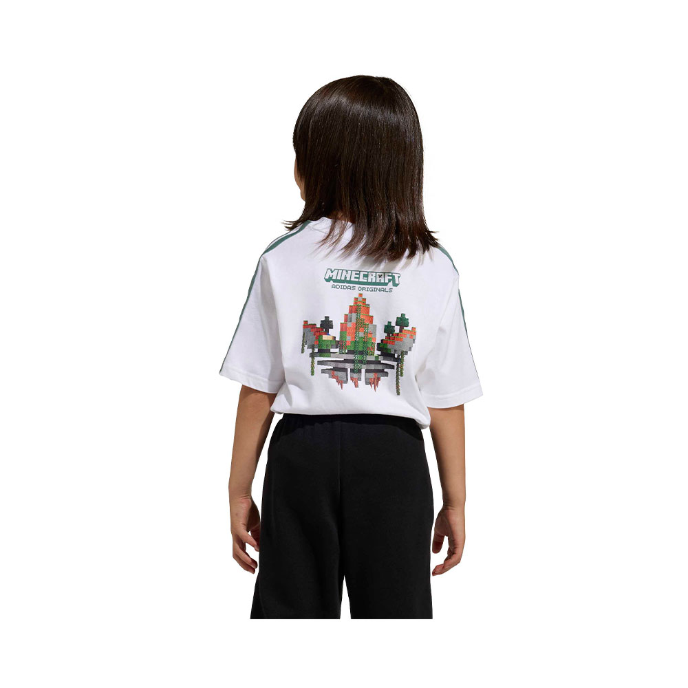 Minecraft Loose T Shirt Adidas BLANCO 