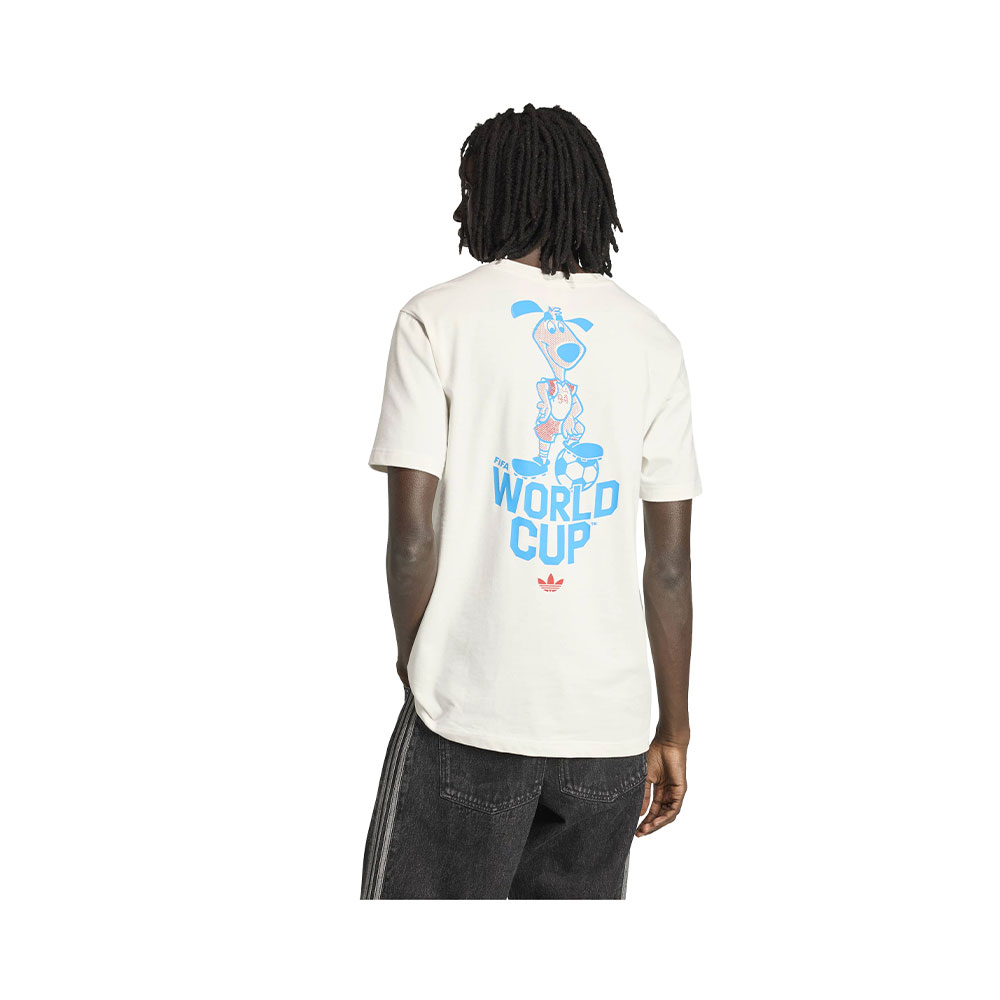 Fifa World Cup 26 Striker Mascot T Shirt Adidas BLANCO 