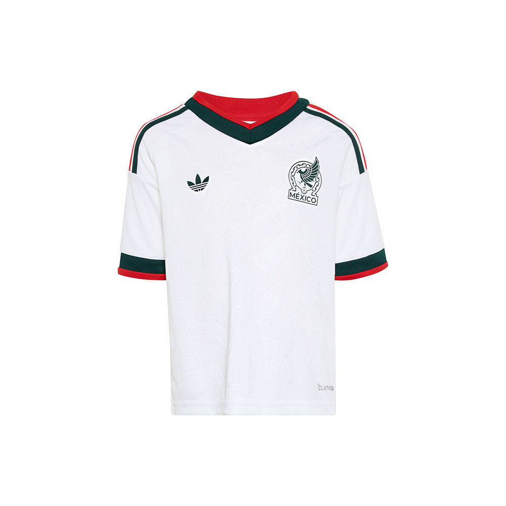 Mexico 26 Away Kids Set Adidas BLANCO 