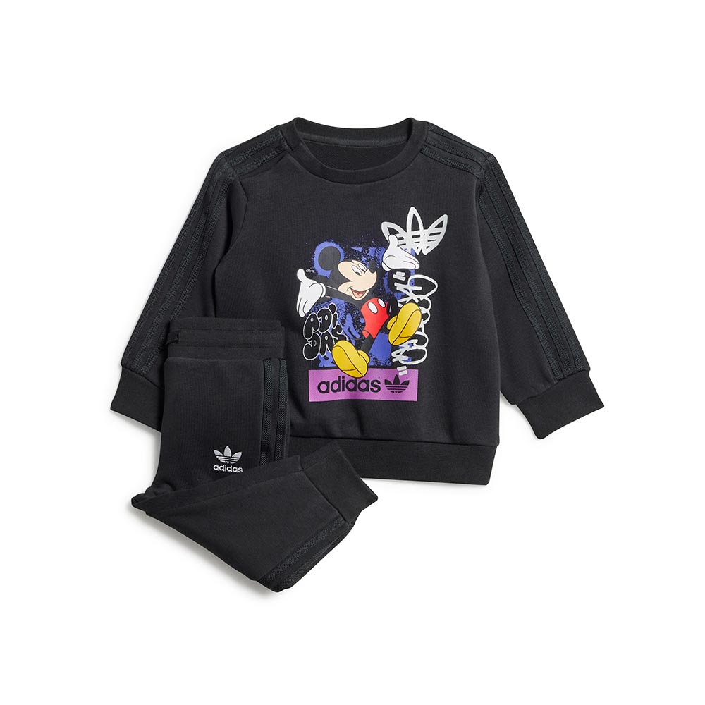 X Disney Mickey Mouse Crew Set Kids Adidas image number 0