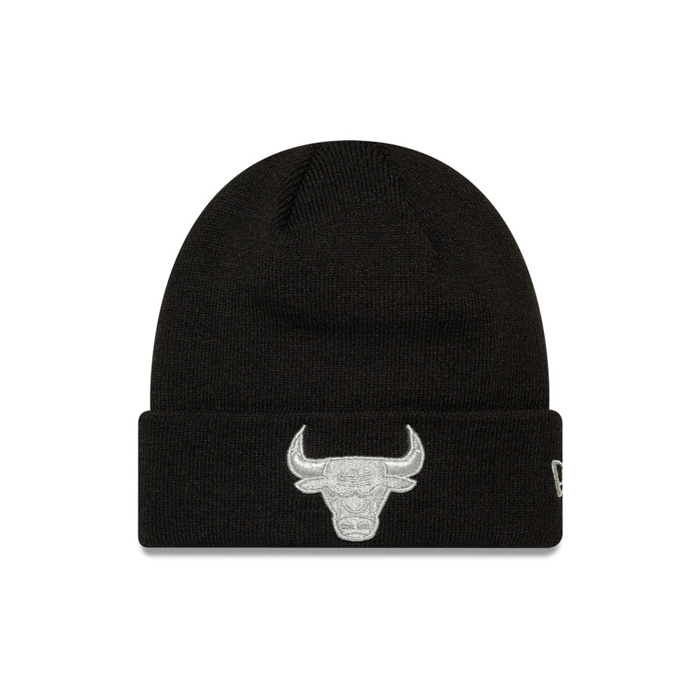 Metallic Beanie Chicago Bulls Blk New Era