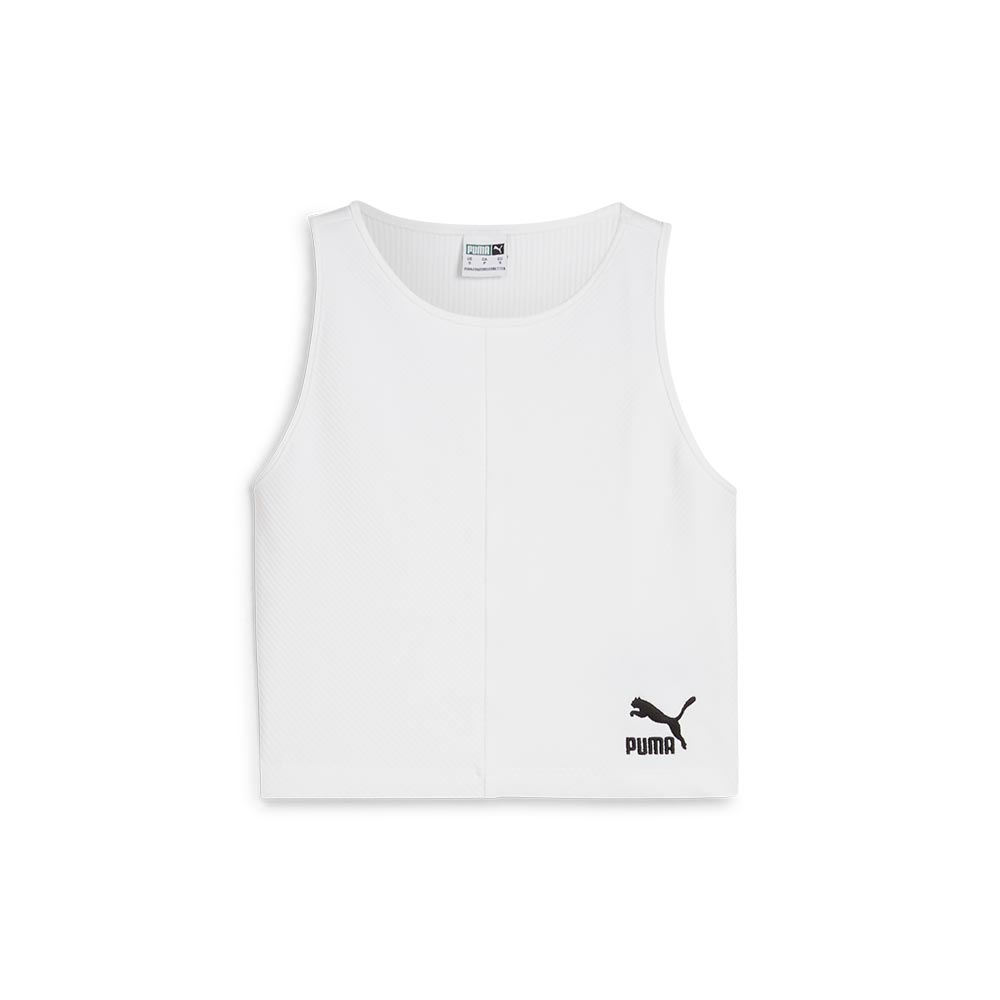 Classics Ribbed Crop Top Puma