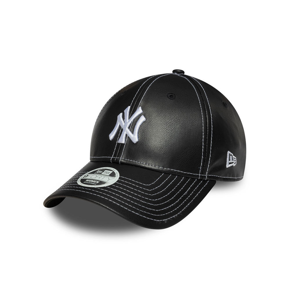 Wmns Topstitch Pu 9Forty New York Yankees Blkwhi New Era MULTICOLOR UNI