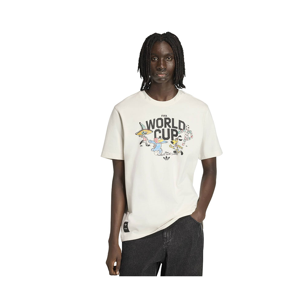 Fifa World Cup 26 Group Mascot T Shirt Adidas BLANCO 
