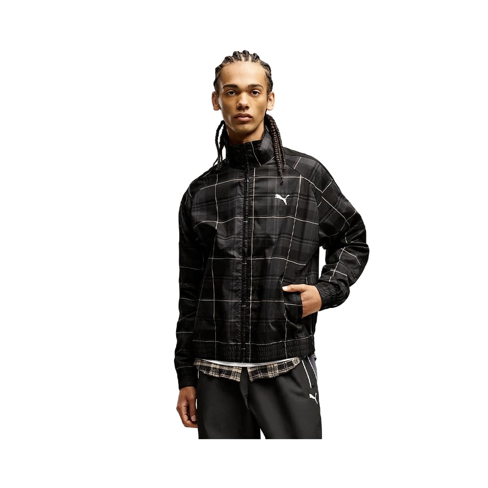 T7 Relaxed Tartan Woven Jacket Puma MULTICOLOR 