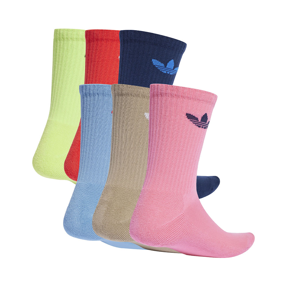Trefoil Cushion Crew Socks 6 Pairs Adidas