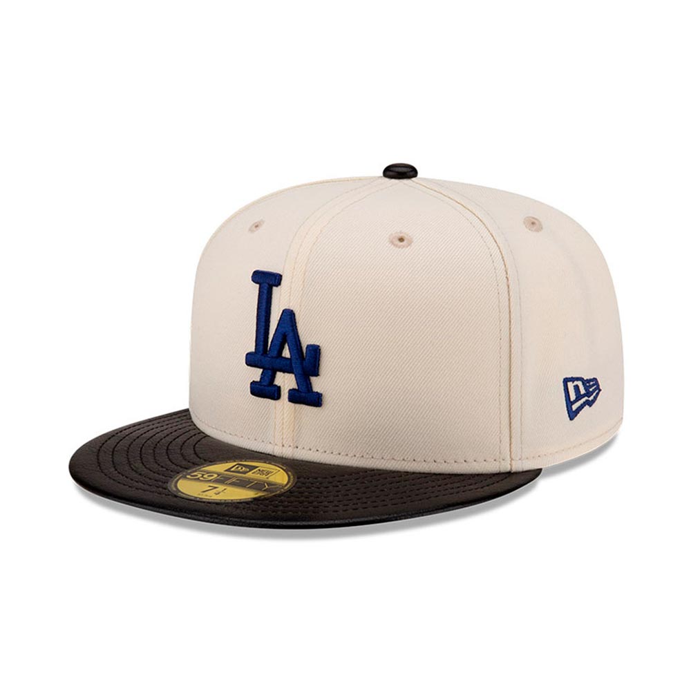 Leather Visor 19667 Los Angeles Dodgers Chw New Era image number 1