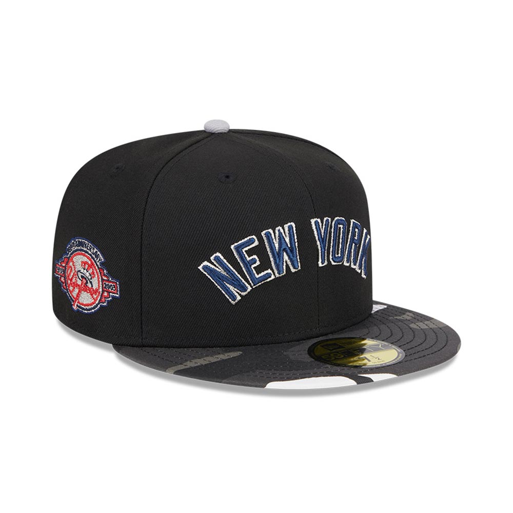 Metallic Camo 19674 New York Yankees Blk New Era image number 3