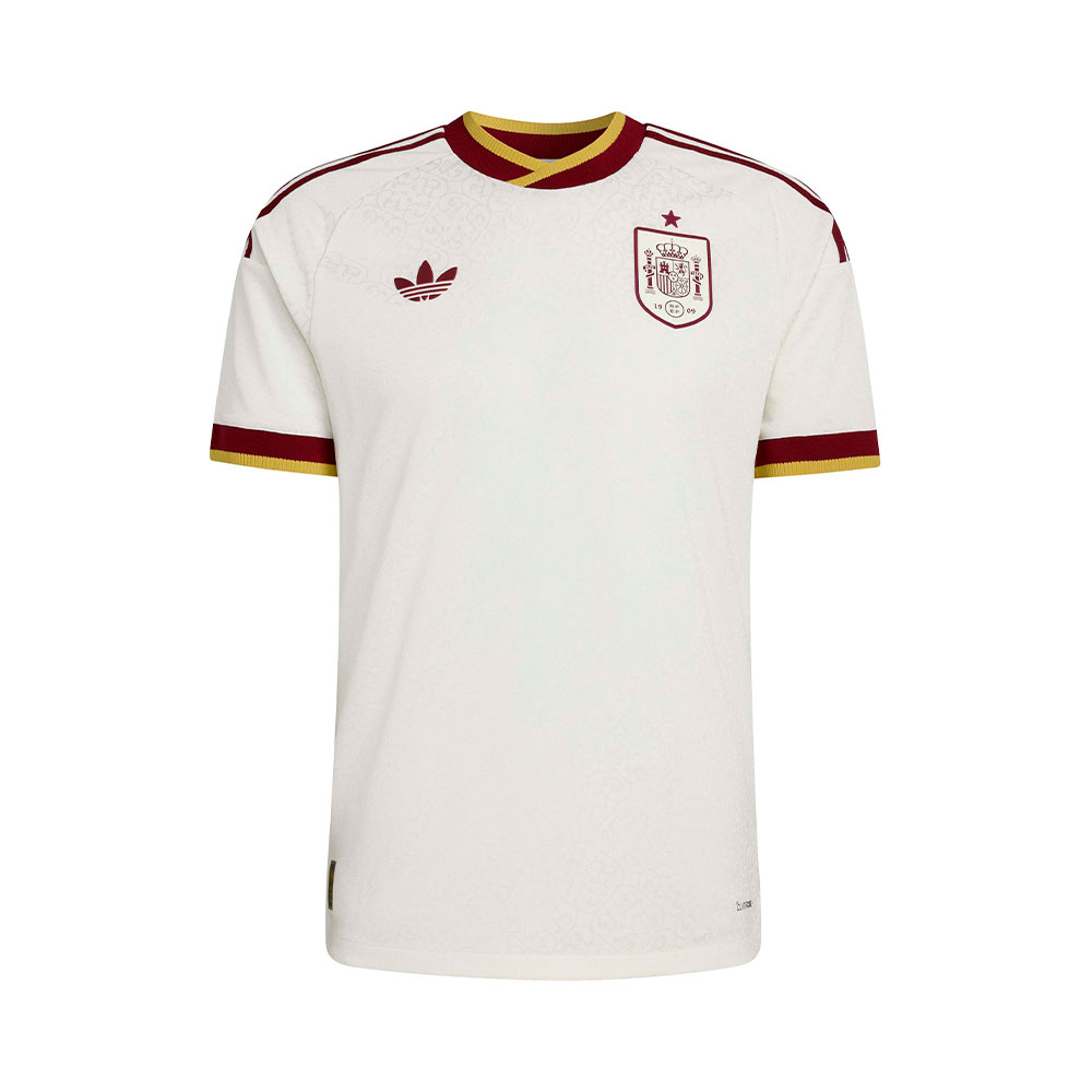 Spain 26 Away Authentic Jersey Adidas BLANCO 