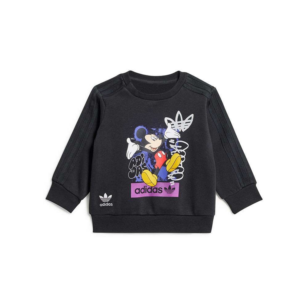 X Disney Mickey Mouse Crew Set Kids Adidas image number 3